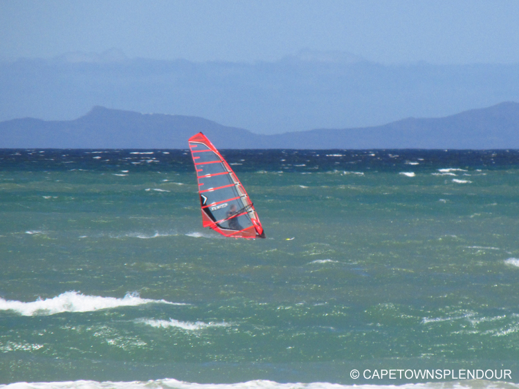 Windsurfing at Strand Beach